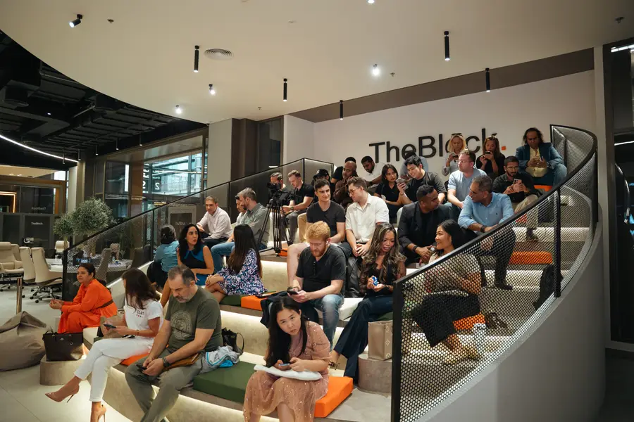A wide view of the room at a CLRT workshop at TheBlock.